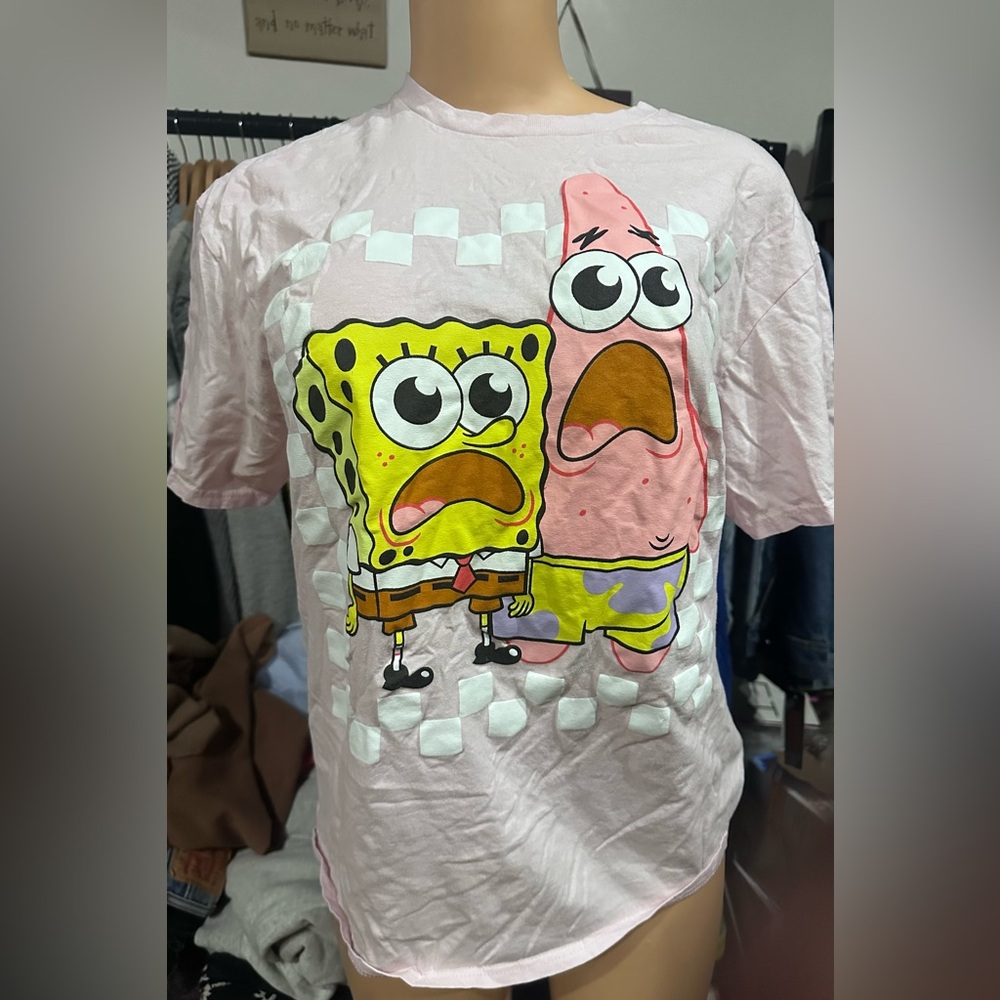 Nickelodeon SpongeBob and Patrick Pink Tee